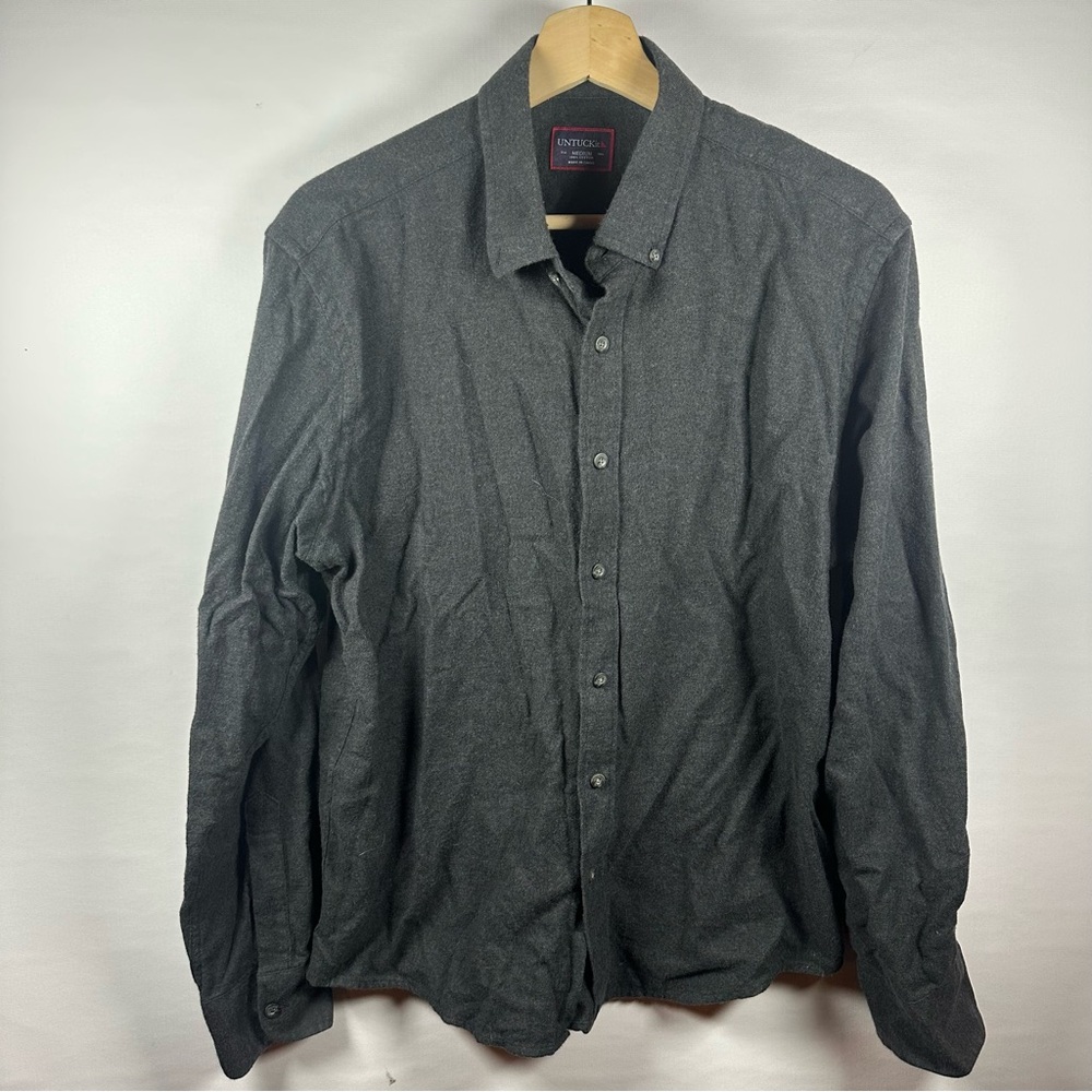 Untuckit Men's Grey Shirt